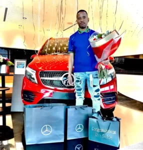 DJ Stokie Treats Himself With A Brand New Mercedes-Benz V300d